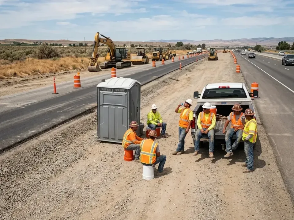 highway-road-construction-crew-007 — frequently asked questions, Porta Potty and Restroom Rentals in Bay Pines, FL